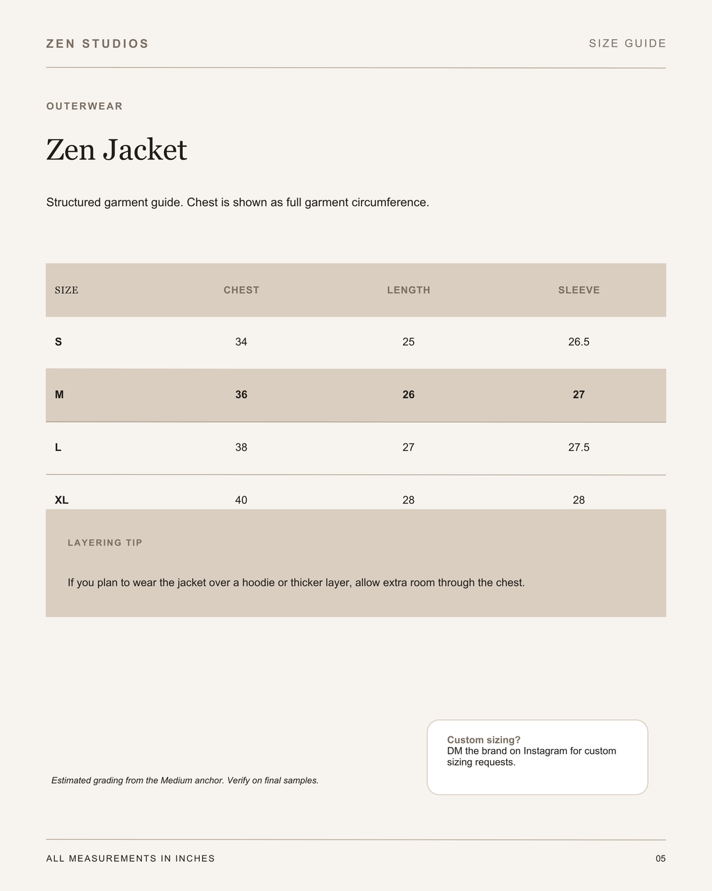 ZEN DENIM JACKET